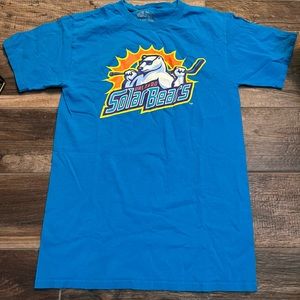 Orlando Solar Bears Hockey Teal Primary logo T-Shirt